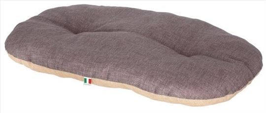 Jastuk za pse Loneta braon siva 72x52cm