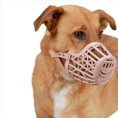 Korpa za usta za pse plastična 4cm