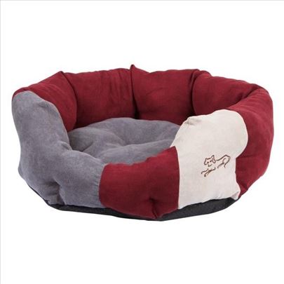 Krevet za pse 64x57cm bordo sivi Amelie
