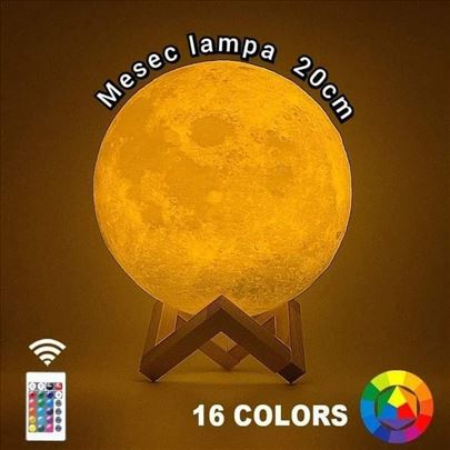 Mesec lampa 16 boja 