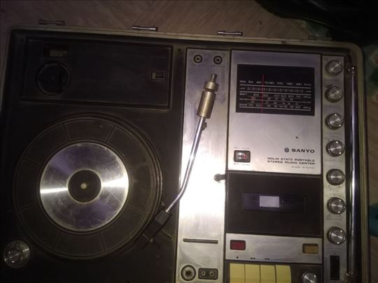 Sanyo portable stereo gramofon