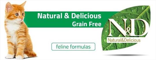 Natural&Delicious Grain Free - granule za mačke