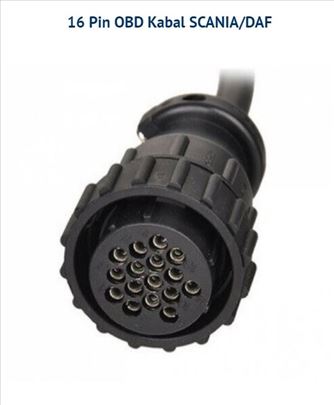 16 Pin OBD Kabal Scania/Daf