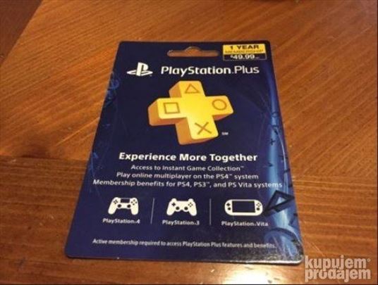 Playstation Plus PS + 12 meseci 