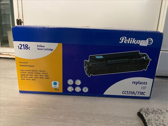 Toner Pelikan CC531A/718C plavi, uvoz Svajcarska