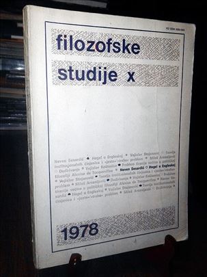 Filozofske studije X/1978