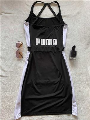 Puma original crna haljina sa tilom M kao nova