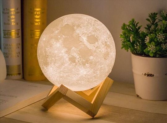 Mesec Lampa nova 3D Sobna Lampa Moon Lamp Akcija