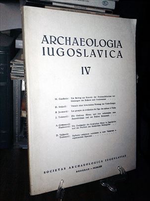 Archaelogia Iugoslavica IV