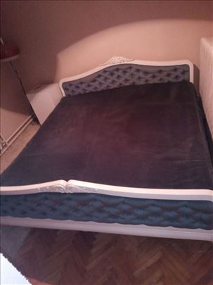 Stilski bracni krevet sa dusekom 1.90 x 2.00 m