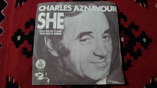 Charles Aznavour - (A. She) (B. La Barraka) Singl