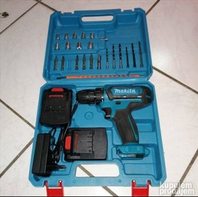 Makita Aku Busilica 24V nova Set Bitova i Burgija