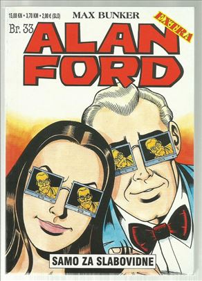 Alan Ford SAX 33 Samo za slabovidne