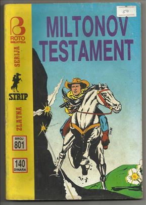 Teks ZS 801 Miltonov testament (2 kom)