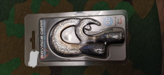Savage Gear 3D Hard Eel Tails 17 cm 2pcs Dirty Sil