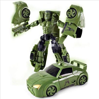 Hulk Transformise se iz robota u  automobil 