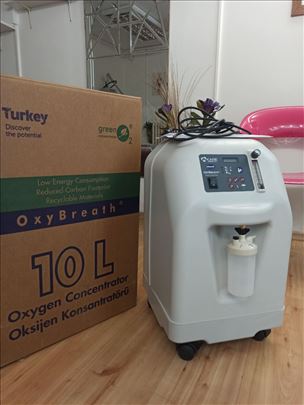 Koncentrator kiseonika 10l, iznajmljivanje na 24h