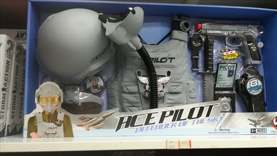Igračka - Set - Pilot vojnog aviona