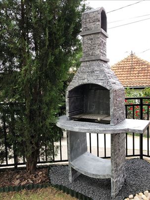 Roštilj stampani beton