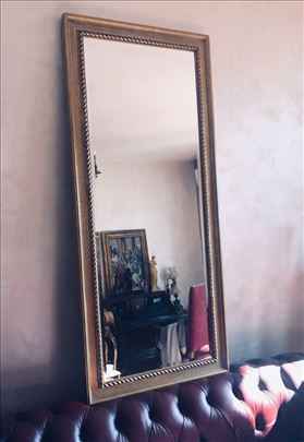 Stilsko veliko ogledalo u pozlati