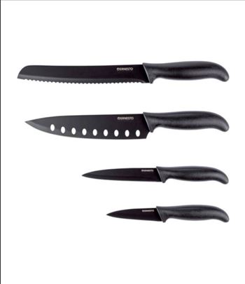 Set kuhinjskih noževa crni