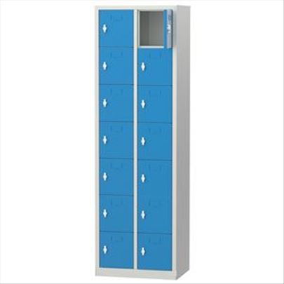 Metalni garderober sa 14 vrata / ormar