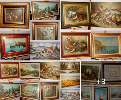 Preko 70 slika italijanskih i holandskih slikara