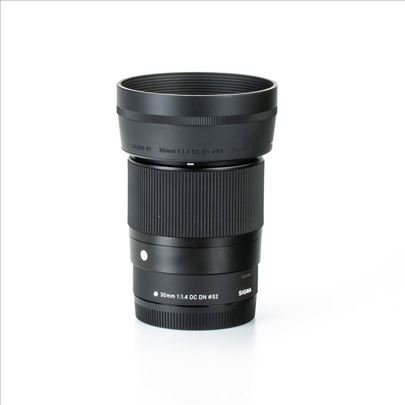Sigma 30mm f/1.4 Canon EF-M (garancija 18 meseci)