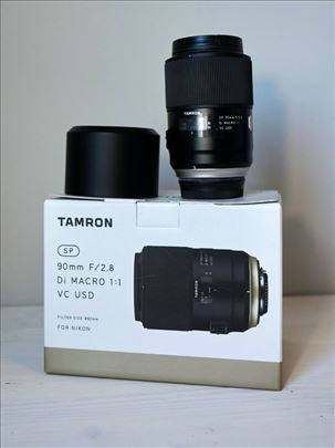 Tamron 90mm f/2.8 SP VC USD Macro (F017) - kao nov