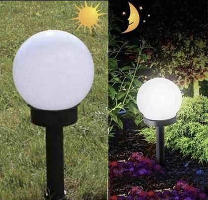 Solarna okrugla lampa za dvorište 