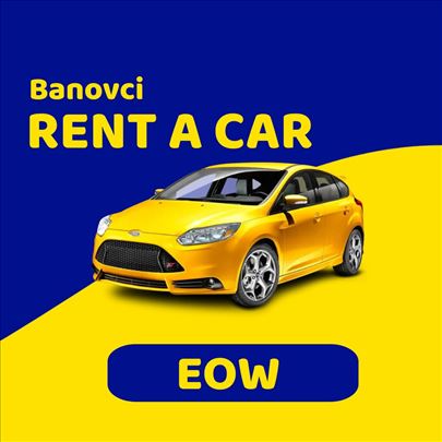 Rent a Car Banovci - cena već od 12 €/dan - EOW
