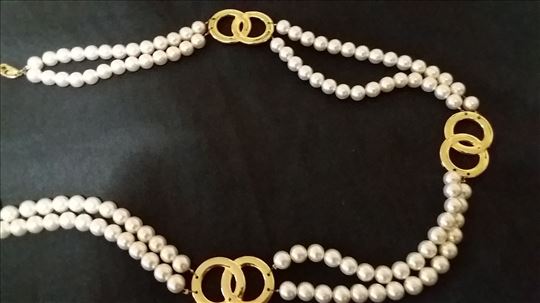 Vintage Chanel ogrlica 82 cm