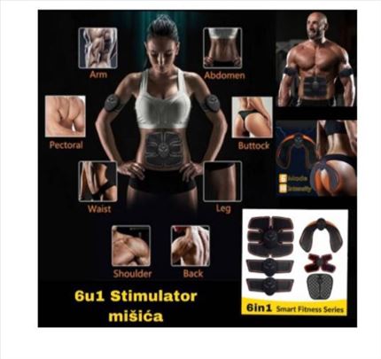 Stimulator mišića 6u1 smart fitnes 
