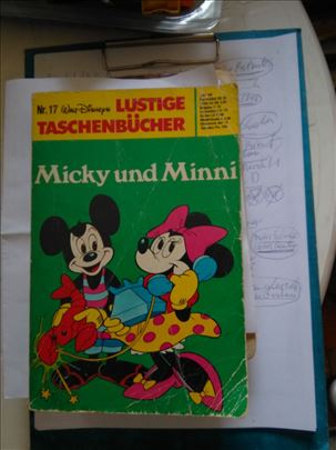 Miki i Mini, na nemačkom jeziku, strip u boji