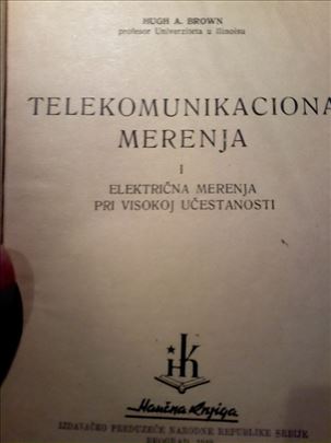 H. A. Brown, Telekomunikaciona merenja