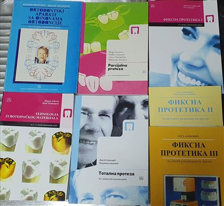 Zubotehnička škola veliki izbor udžbenika Novo