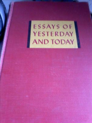 Essays of Yesterday and Today