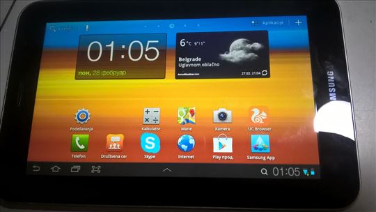 Telefon/tablet SIM free 7inča GPS Samsung P6200   