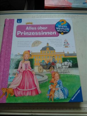 Sve o princezama, na nemackom jeziku, tvrd povez