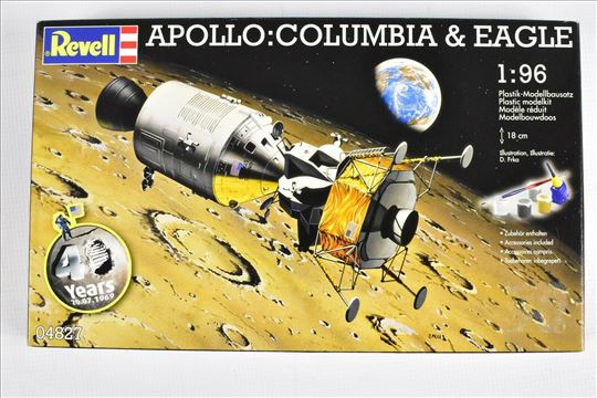 1:96 Revell NASA Apollo Columbia & Eagle 18 cm