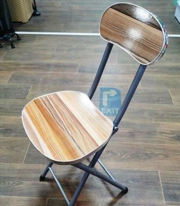 Sklopive stolice Drvo - Metal