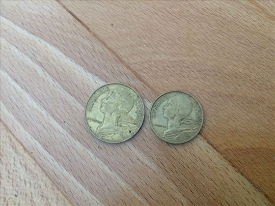  10, 20 centimes 1967