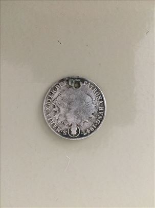 20  Krajczar 1847 - Srebro