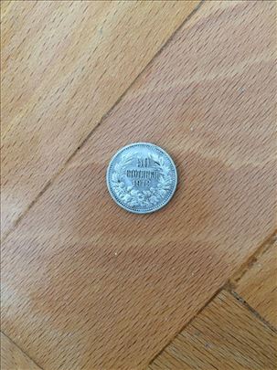  50 Stotinki 1912 Srebro