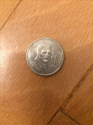 Mexicanos 20 centavos 1975  