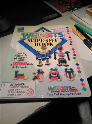 Knjiga za decu 4-6 godina, da uče o bojama i broje