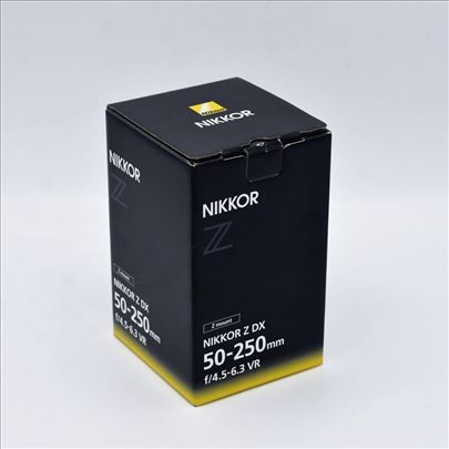 Nikon 50-250mm f/4.5-6.3 VR Z mount - Novo