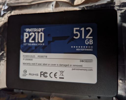Patriot SSD 512GB moze zamena uz moju doplatu