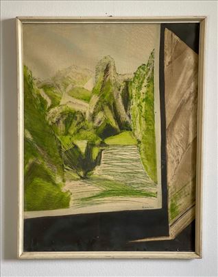 Biljana, "Crtež crteža" 49x64 cm 