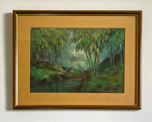 H. Banadji, „Brvno“, 41x28cm